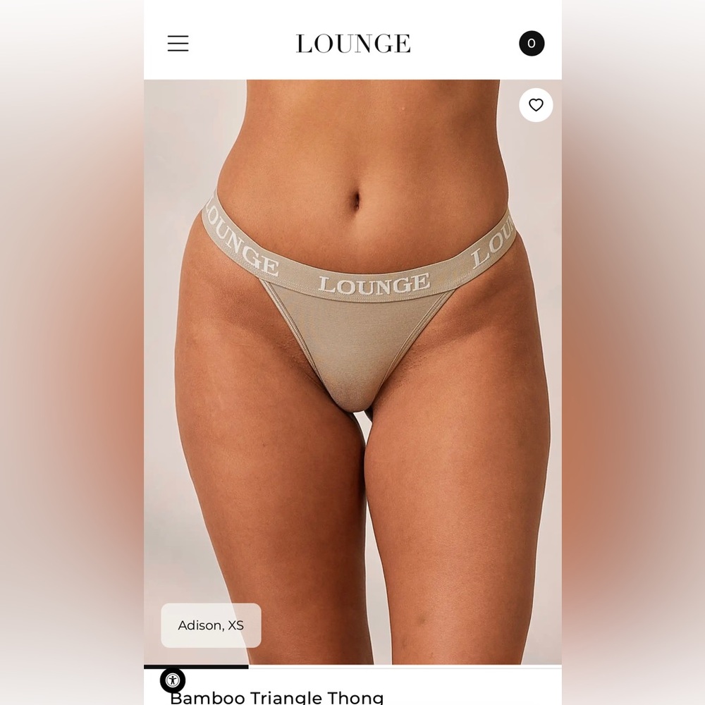Lounge Wear Thong & Bra